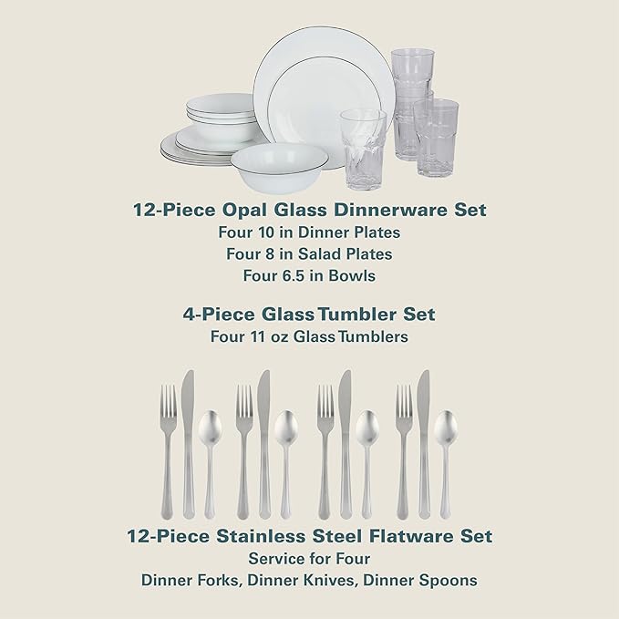Gibson Home 74 Piece Kitchen in a Box Pots and Pans Cookware, Plates and Bowls Dinnerware, Cutlery Knife Block, Flatware Utensils, Tools & Gadgets, Storage, Glasses Set