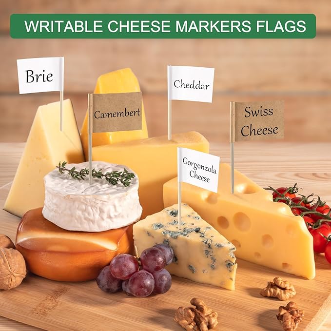 38 Pcs Charcuterie Boards Accessories, Silver Stainless Steel Charcuterie Utensils Set, Including Cheese Butter Spreader, Mini Serving Tongs, Knives, Spoons, Forks, Honey Dippers and Toothpick Flags