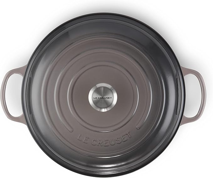 Le Creuset Enameled Cast Iron Signature Braiser, 5 qt., Oyster