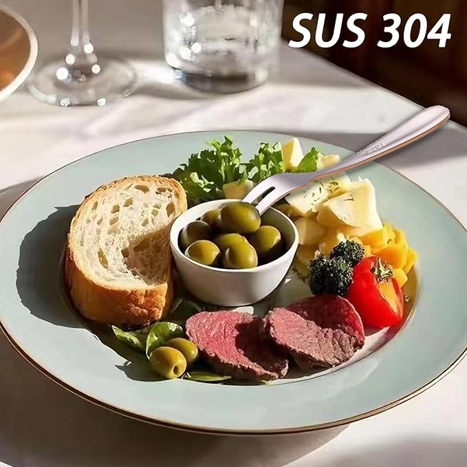 Crab Mini Stainless Steel Forks,Mafier 2 Prong Tasting Appetizer Forks Portable Cocktail Dessert Salad Seafood Fruit Forks for Party Travel,5.51 Inches (Set of 12)