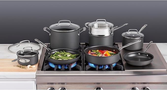 Cuisinart Chef's Classic™ Nonstick Hard Anodized Cookware 13 Piece Set