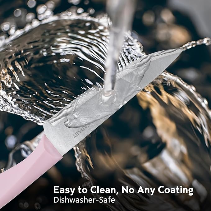 19 PCS Kitchen Cooking Utensils Set, 11 Pieces Silicone Cooking Utensils Set 6 Pieces Sharp Stainless Steel Pink Knife Set with 1 Piece Cutting Board, Ideal for Apartment