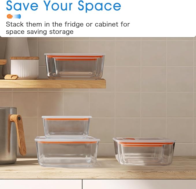 NUTRIUPS 1.1QT Square Glass Baking Dish with Lid, 6×6 inches Deep Small Baking Dish with Lid, Square Glass Baking Dishes for Oven