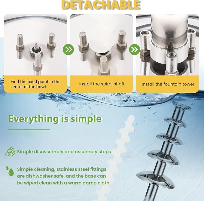 Chocolate Fountain Commercial Hot Chocolate Fondue Tower 5 Tier 7-Pound Large Capacity Stainless Steel Chocolate Melting Heating Machine for Nacho Cheese for Party Wedding (Flash Black)