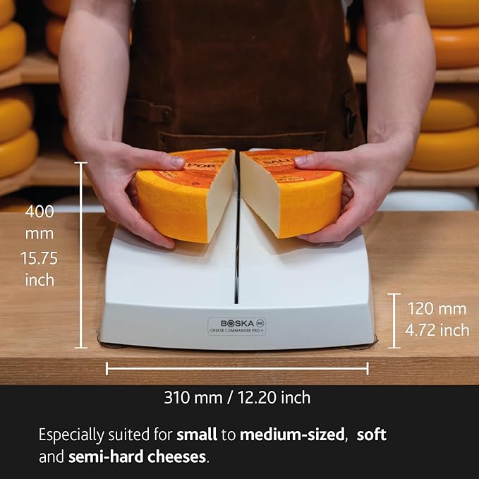 BOSKA Cheese Commander Pro+ - Wire slicer - Cheese Slicer - Professional cutter - Slicer For cheese like Cheddar and Gouda - For Block Heavy Duty Wires - NSF Certified