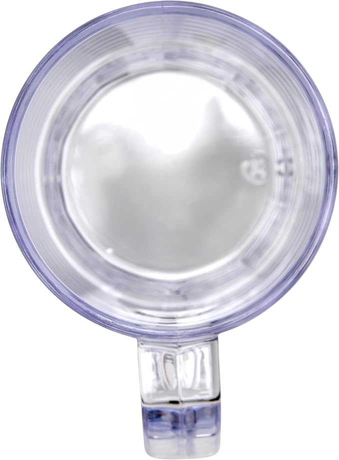 G.E.T. Shatter-Resistant Plastic Beer Mug / Stein, 20 Ounce, BPA Free, 00085-1-SAN-CL-EC, Pack of 4