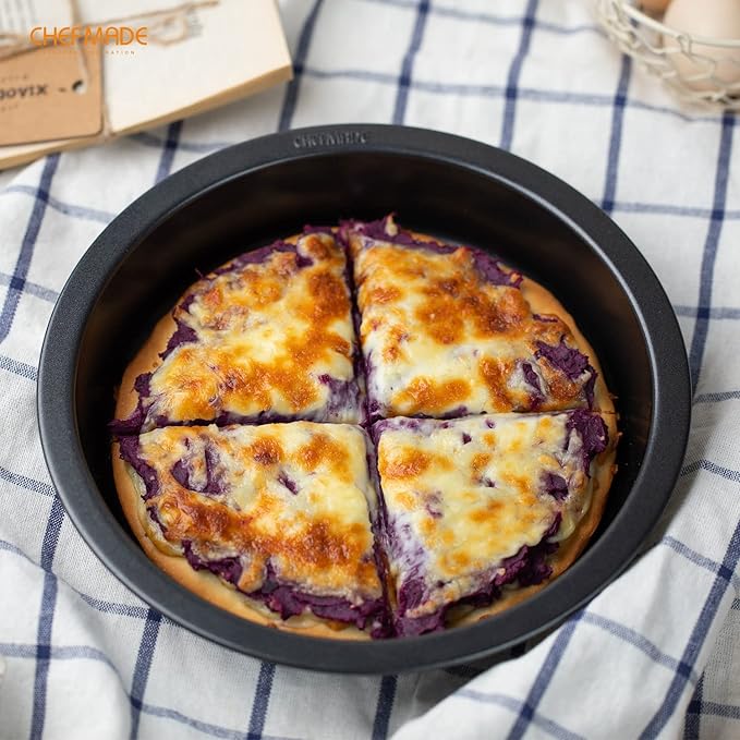 CHEFMADE Round Cake Pan, Nonstick 8 Inch Cake Pan for Baking, Set of 2