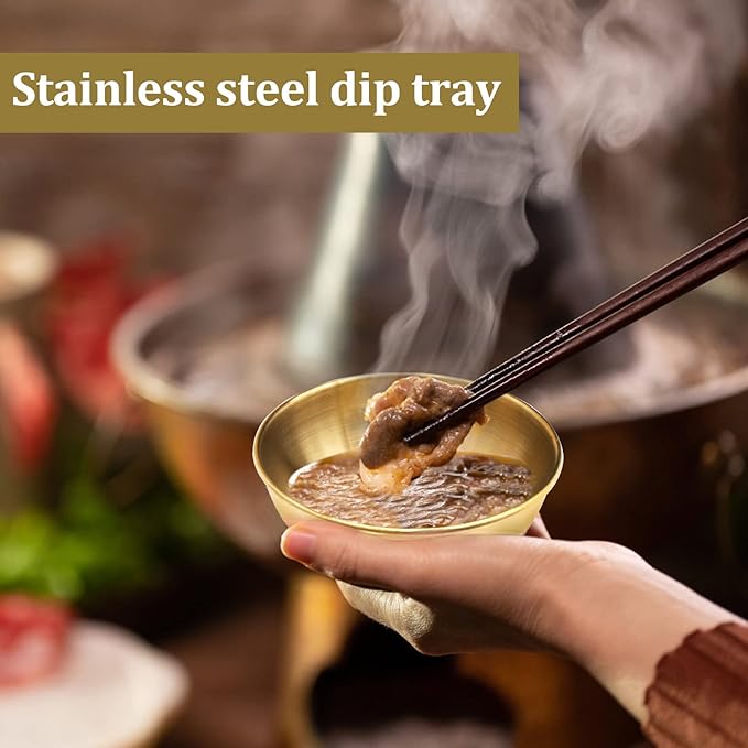 Gold Sauce Dip Bowls (4 pcs)