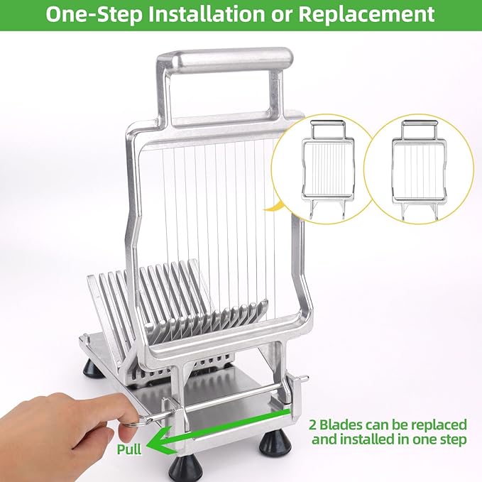 Commercial Cheese Slicer With Wire1 cm & 2 cm Cheese Cutter Butter Cutting Board Machine Aluminum Alloy Commercial Cheese Slicer with 316 Stainless Steel Wire Kitchen Cooking Baking Tool