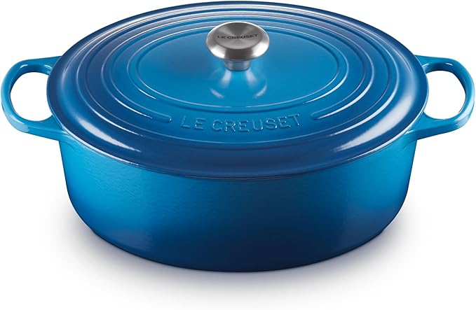 Le Creuset Enameled Cast Iron Signature Oval Dutch Oven, 8 qt., Marseille