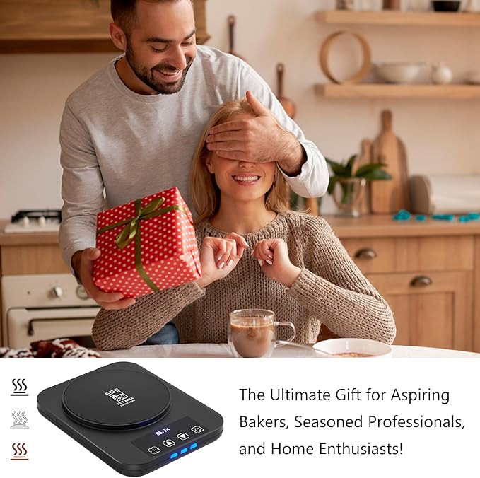 Sourdough Starter Warmer, Precise 1°F Thermostat Control (70-100°F) Sourdough Warming Mat, Smart Warming On/Off, 12-Hour Timer Sourdough Warmer（White ）