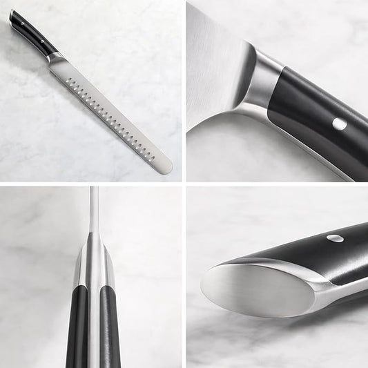 Cangshan HELENA Series 11-Inch Slicing/Carving Knife, Forged German Steel, Black, 502360