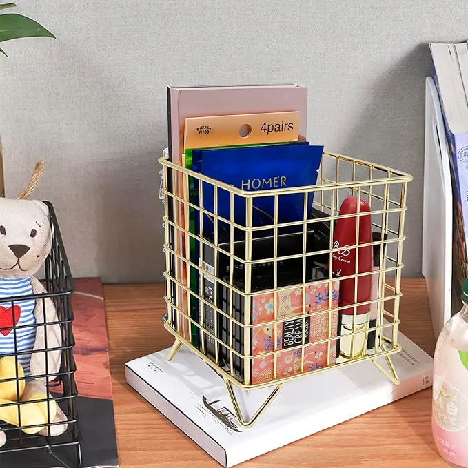 Storage Organizer Coffee Pods Holders for counter with Large Capacity Coffee Capsule Holder (Gold)