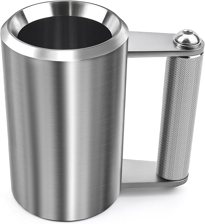 9 LB/4KG Stainless Steel Mug,Super Dumbbell Fitness Sports Mug,Gym Exercise Coffee Lover Gift