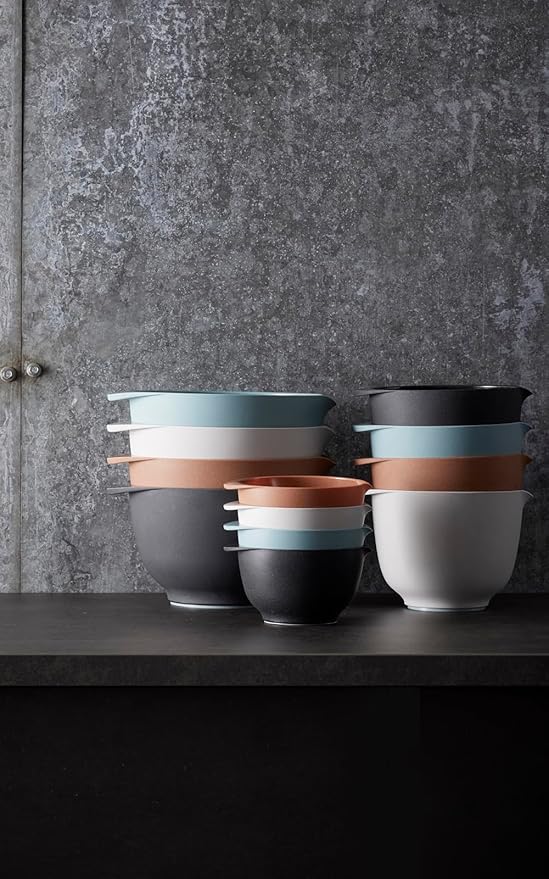 Rosti Precision Craft Mixing Bowl Set 2 Pcs Elevate Your Culinary Experience Stylish Nesting Bowls for Effortless Cooking and Baking