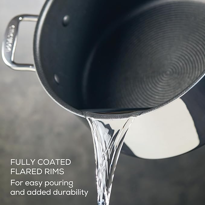 Circulon C1 Series Stainless Steel Nonstick Cookware Set - 11-Piece – Induction Pots & Pans Set with ScratchDefense, Metal Utensil Safe