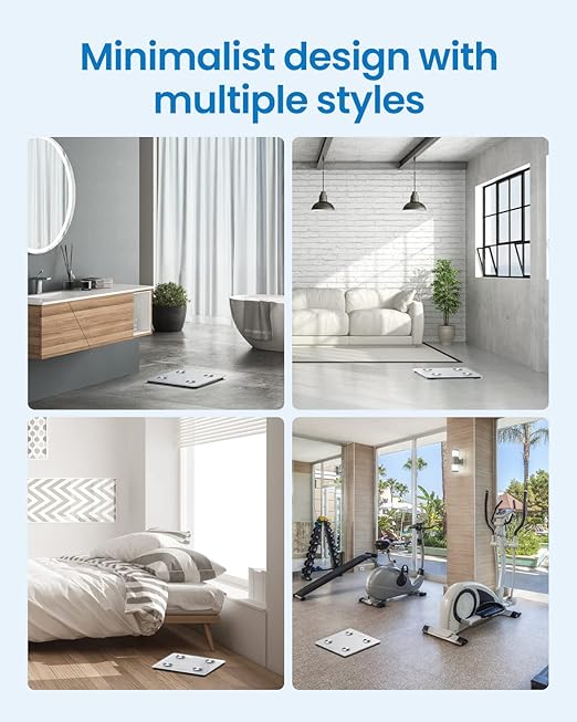 RENPHO Smart Scale, Digital Bathroom Scale for Weight, Scale with BMI, Body Fat, Muscle Mass, Body Composition Analysis, Highly Accurate Bluetooth Scale with APP, 400lbs, White-Elis 1