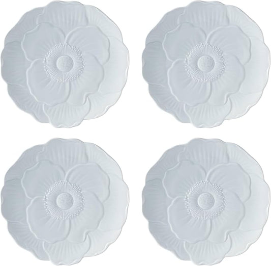 Lenox 897766 Butterfly Meadow Floral Accent Plates, Blue, Set of 4