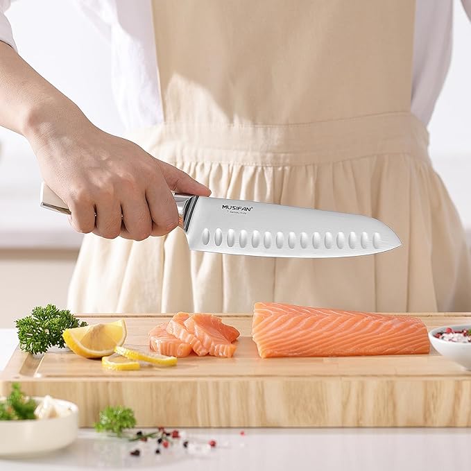3-Piece Chef Knife Set, Professional Ultra Sharp Kitchen Knives For Cooking High Carbon Stainless Steel, With Ergonomic Handle Design (three)