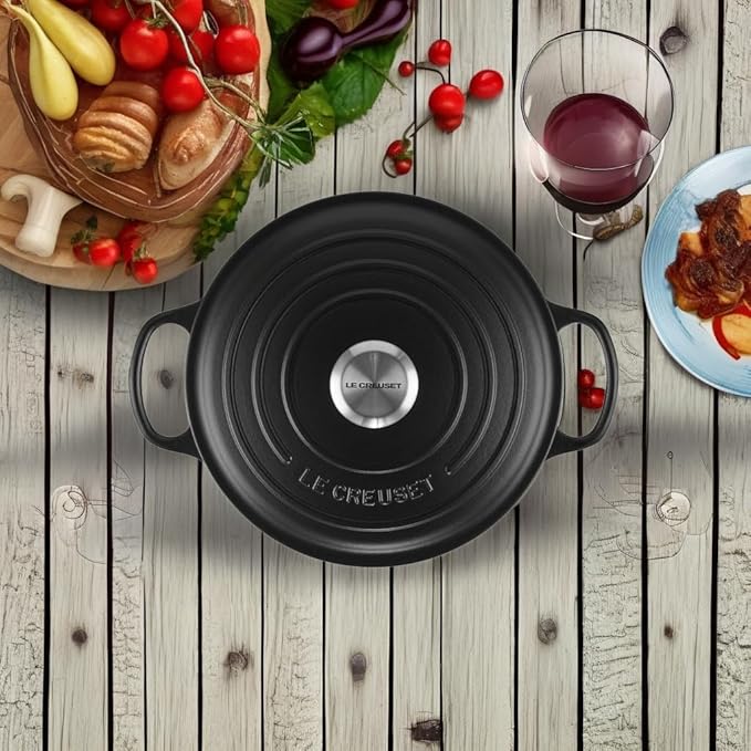 Le Creuset Enameled Cast Iron Signature Sauteuse Oven, 3.5 qt., Licorice