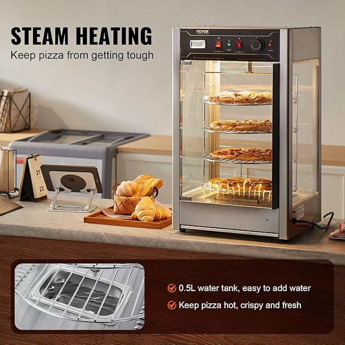 VEVOR foof Warmer Display (4-Tier)