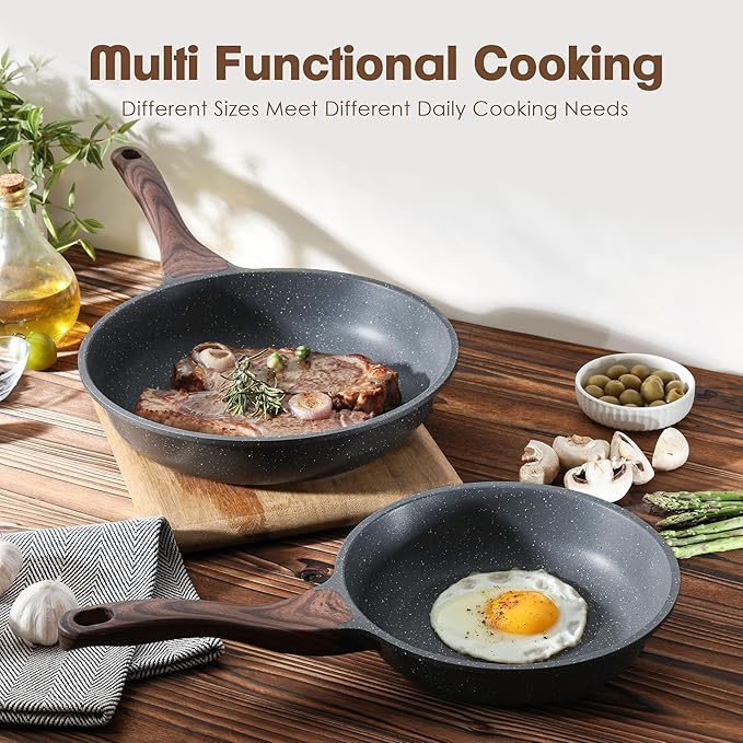 SENSARTE Nonstick Frying Pan Skillet (10 Inch)