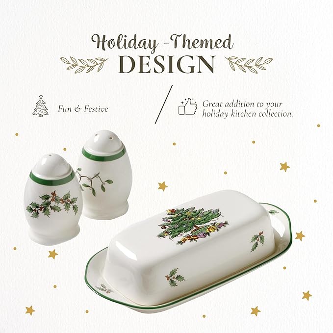 Spode Christmas Tree 3-Piece Hostess Set