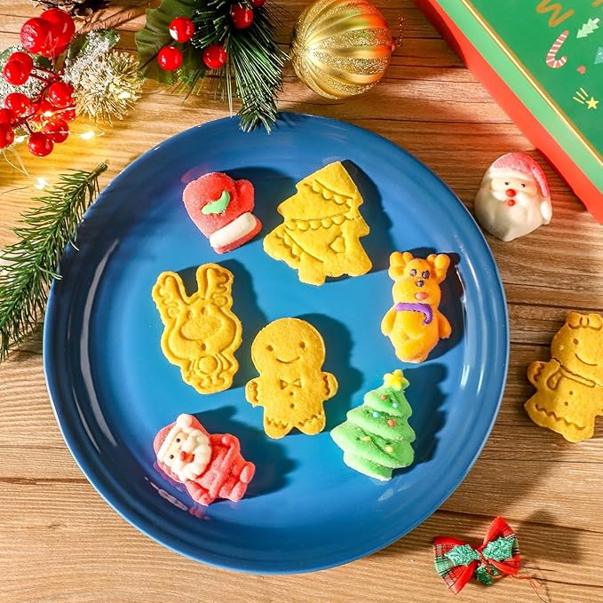 Hasense Ceramic Dinner Plates Set of 4, 10 Inch Premium Dinnerware Dishes, Salad Serving Plates Elegant & Durable, Oven, Microwave & Dishwasher Safe, Perfect for Family and Entertaining, Gradient Blue