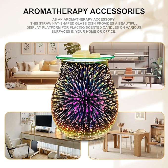 Replacement Wax Warmer Dish - Fits Most Wax Warmers - Durable Glass Dish for Wax Melts Melter Wax