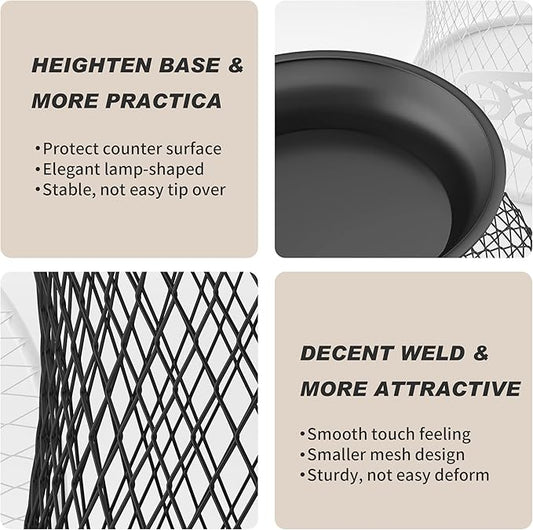 Coffee Pod Holder, Large Capacity K Cup Holder, Nespresso Pods Holder K Cup Organizer for Kitchen Countertop, Coffee Bar Accessories, Pod Holder for Keuring Espresso Capsule Coffee Creamer