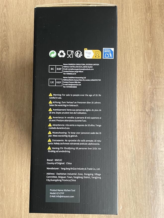 XINZUO Kitchen Knife Block Set,7-Piece Damascus Cooking Knife Set with Kitchen Shears for Professional Chefs and Home Cooking,Pakkawood Handle, Gift Box