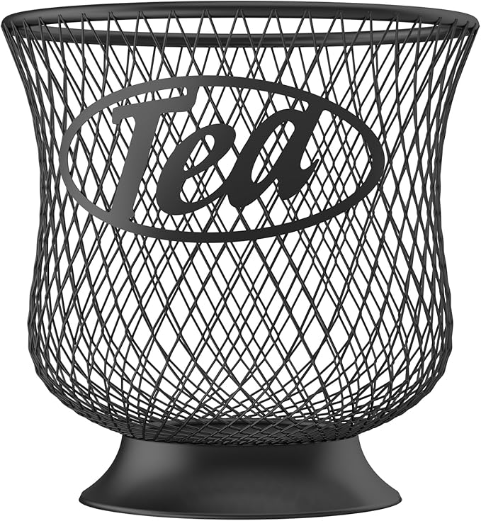 Tea Pod Holder, Sturdy K Cup Organizer, Large Capacity K Cup Storage for Keuring Espresso Capsule Coffee Creamer, Easy to Refill and Organize for Cafe Bar, Coffee Bar Decor