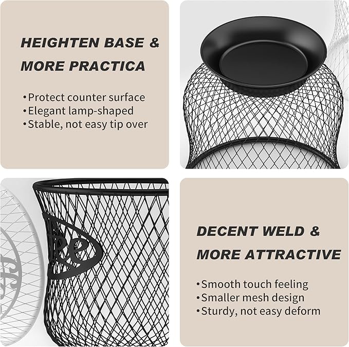 Coffee Pod Holder, Large K Cup Organizer, Large Capacity K Cup Storage for Keuring Espresso Capsule Coffee Creamer, Easy to Refill and Organize for Cafe Bar, Coffee Bar Decor