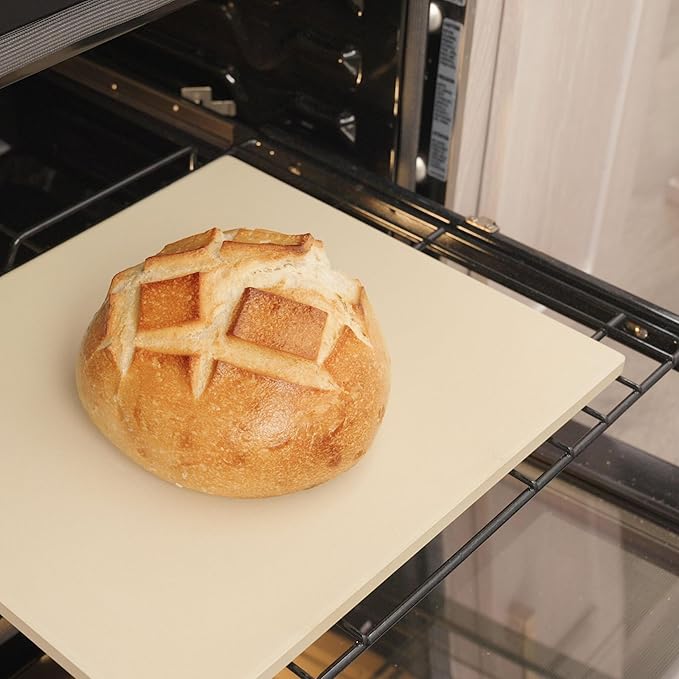 Old Stone Pizza Kitchen Rectangular Pizza Stone for Oven and Grill, 14x16-Inch