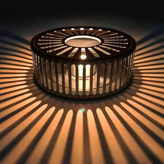 Creano White Stainless Steel Tea Warmer with Tea Light Holder - Stable Rattles Not - Rechaud Suitable for All Teapots