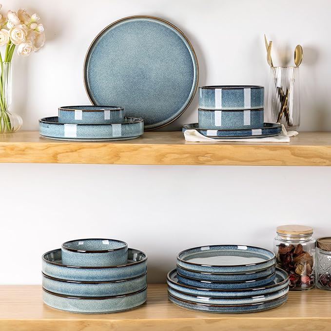 Ceramic Dinnerware Sets for 4, 12 Pieces