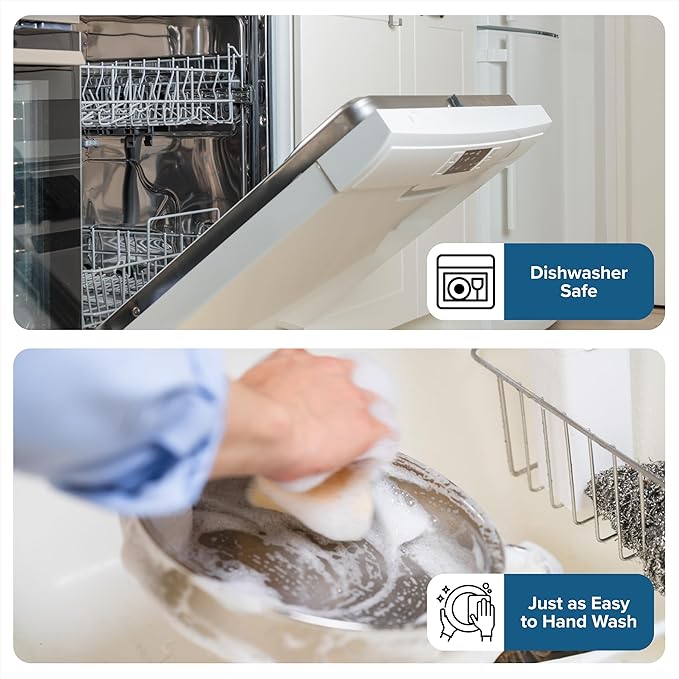 Viking 3-Ply Pots and Pans Set, 13 Piece Stainless Steel Cookware, Glass Lids, Strainer, Silver