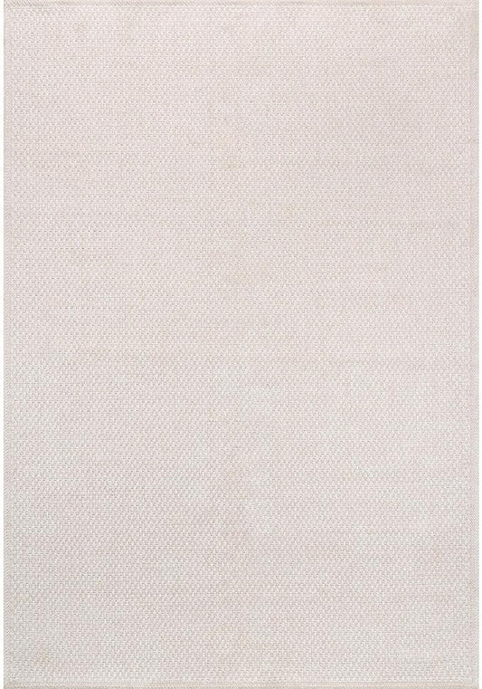CAMILSON Easy Jute Rug 9x12, Indoor Outdoor Off-White Farmhouse Area Rugs for Living Room Patio and Kitchen Rug, Solid Woven Design, Easy-Cleaning, Washable Outside Carpet Alfombras (9 x 12)