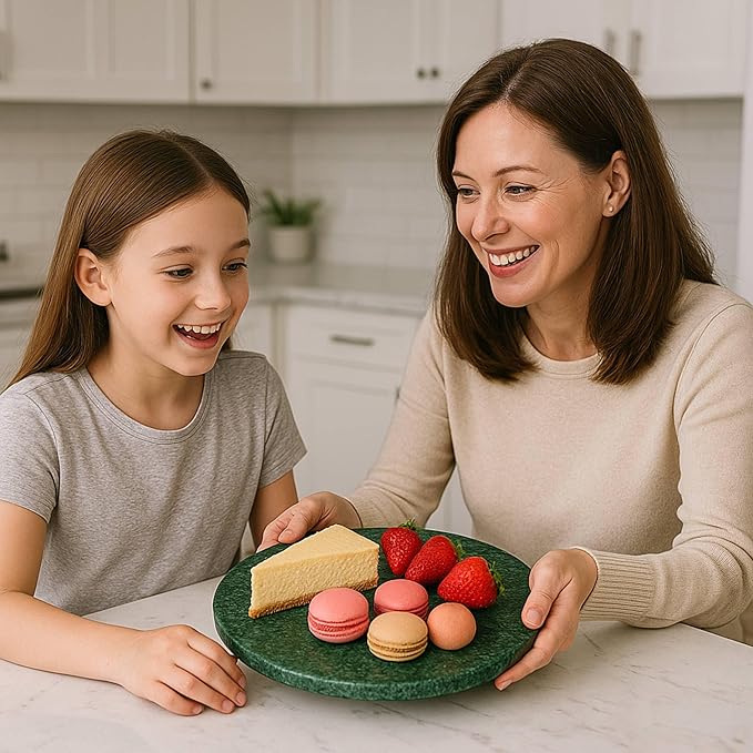Cheese Board 8 Inch Round Stone