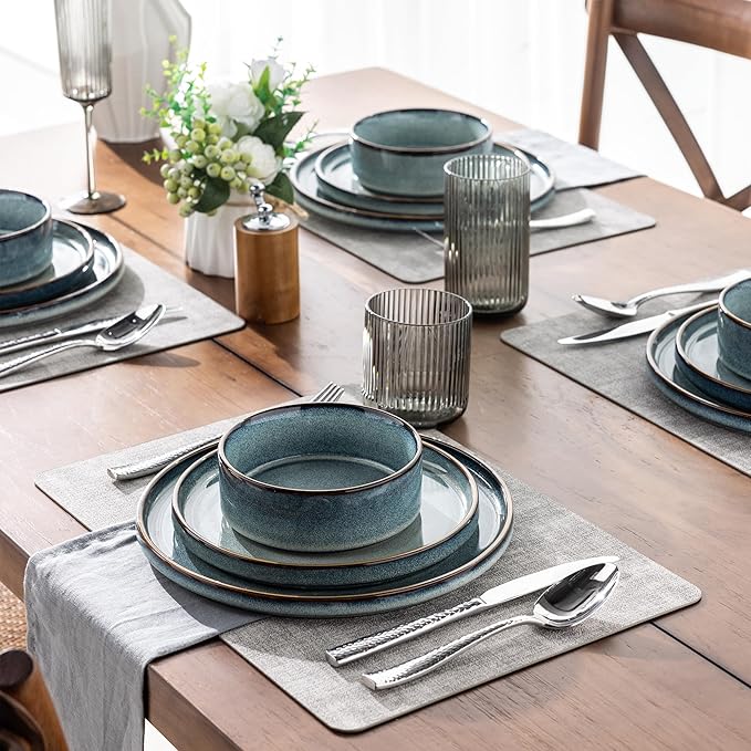 Ceramic Dinnerware Sets for 4, 12 Pieces