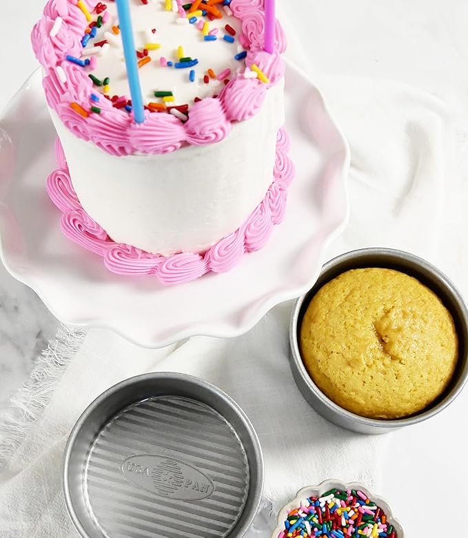 USA Pan Nonstick Round Cake Pan, 4-Inch