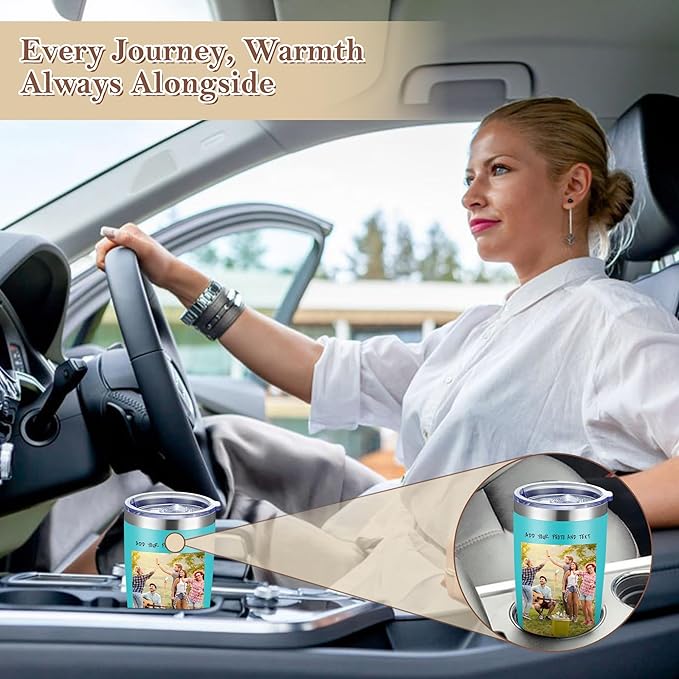 24 Pack Personalized Stainless Steel Tumbler,20oz Custom Water Bottle,Insulated Tumblers with Lids and Straws, Customizable Logo Pictureto, Engraved Termos