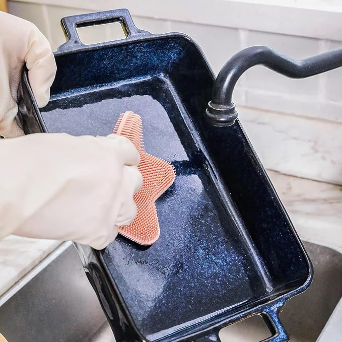 VICRAYS Ceramic Bakeware Set, Porcelain Rectangular Lasagna Pans Casserole Dish Set for Baking, Cooking, Kitchen, Cake Dinner, Banquet and Daily Use, 3 PCS, 15 x 8.5 Inches(Blue)