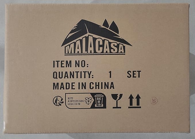 MALACASA Lasagne Dishes for Oven, 4.8 Qt Ceramic Oven Dish with Handles, 9 x 13 Inch Deep Rectangular Baking Dish Casserole Dishes, Grey Lasagna Pan Bakeware for Roasting, Series TARA