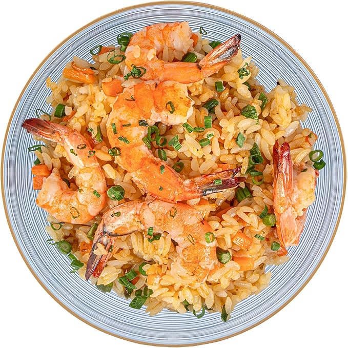 Restaurantware Plastic Bowls 100 Pcs 16 oz Gold Rimmed Disposable Soup Bowls Heavy-Duty Blue Translucent Rippled Dinnerware Containers for Party, Desserts, Salads, Snacks, and Catering