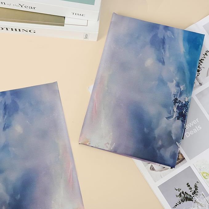 2 Pcs Fluorescent Light Covers - 4 x 2 Feet Covers for Ceiling Lights, Magnetic Light Filters for Classroom, Office, Hospitals, Home (Sunset)