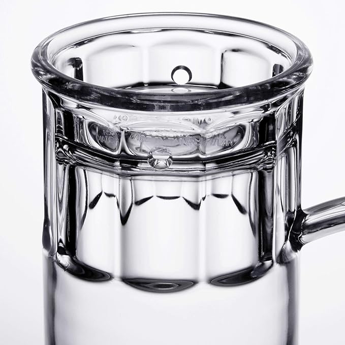 G.E.T. 00082-1-SAN-CL Shatter-Resistant Plastic Beer Mug / Stein, 10 Ounce, BPA Free (Set of 12)