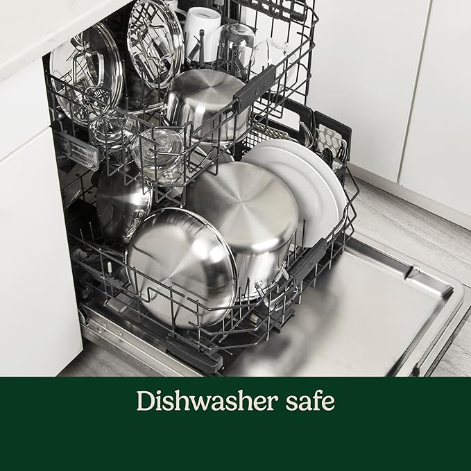 Cuisinart 15 Piece Cookware Set, MultiClad Pro Triple Ply, Silver, MCP-15N