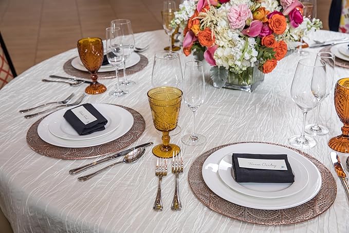 FORTESSA Debutante Vintage Themed Glassware, 10 Ounce Water Goblets (Set of 6), Dishwasher-Safe Water Glasses, Amber