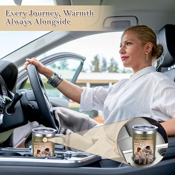 24 Pack Personalized Stainless Steel Tumbler,20oz Custom Water Bottle,Insulated Tumblers with Lids and Straws, Customizable Logo Pictureto, Engraved Termos